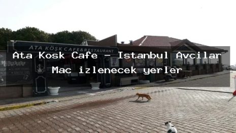 Ata Kosk Cafe – İstanbul Avcılar Maç izlenecek yerler