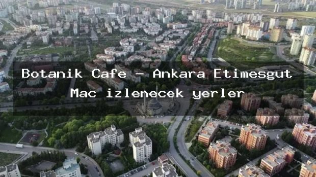 Botanik Cafe – Ankara Etimesgut Maç izlenecek yerler