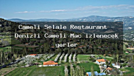Çameli Şelale Restaurant – Denizli Çameli Maç izlenecek yerler