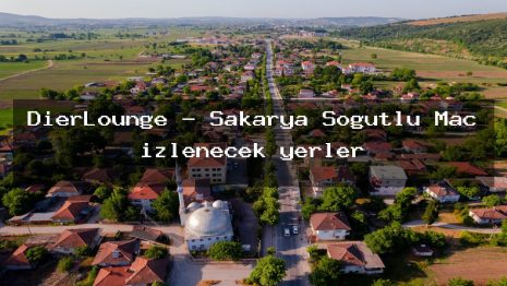 DierLounge – Sakarya Söğütlü Maç izlenecek yerler