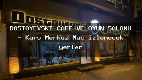 DOSTOYEVSKİ CAFE VE OYUN SALONU – Kars Merkez Maç izlenecek yerler