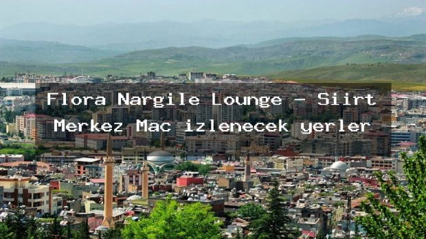 Flora Nargile Lounge – Siirt Merkez Maç izlenecek yerler