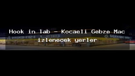 Hook in lab – Kocaeli Gebze Maç izlenecek yerler
