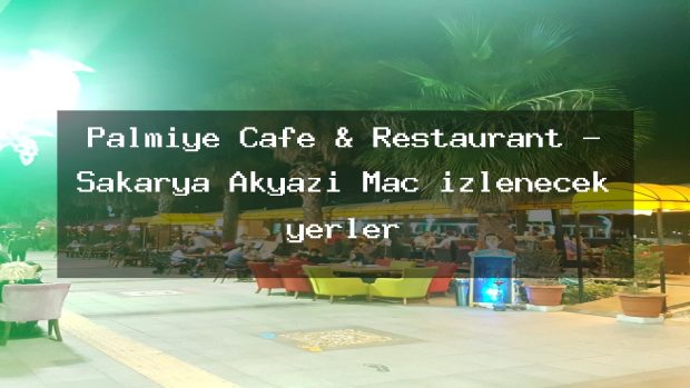 Palmiye Cafe & Restaurant – Sakarya Akyazı Maç izlenecek yerler