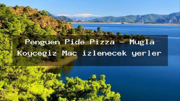 Penguen Pide Pizza – Muğla Köyceğiz Maç izlenecek yerler
