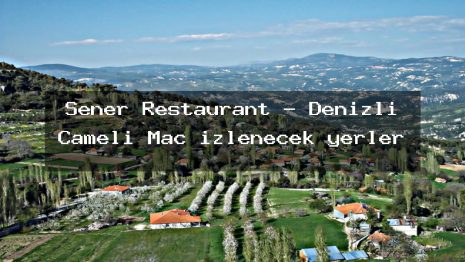 Şener Restaurant – Denizli Çameli Maç izlenecek yerler
