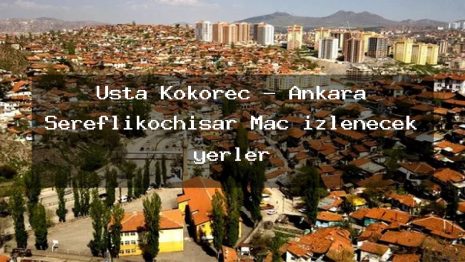 Usta Kokoreç – Ankara Şereflikoçhisar Maç izlenecek yerler