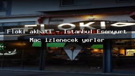 Floki akbatı – İstanbul Esenyurt Maç izlenecek yerler