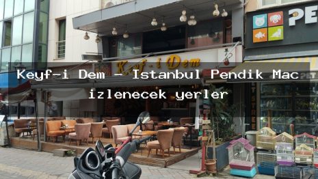 Keyf-i Dem – İstanbul Pendik Maç izlenecek yerler
