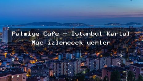 Palmiye Cafe – İstanbul Kartal Maç izlenecek yerler
