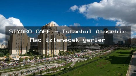 SİYABO CAFE – İstanbul Ataşehir Maç izlenecek yerler