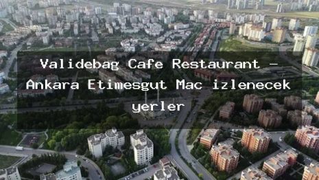 Validebag Cafe Restaurant – Ankara Etimesgut Maç izlenecek yerler