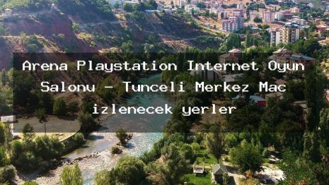 Arena Playstation İnternet Oyun Salonu – Tunceli Merkez Maç izlenecek yerler