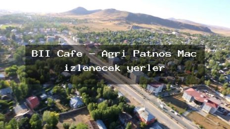 Bİİ Cafe – Ağrı Patnos Maç izlenecek yerler