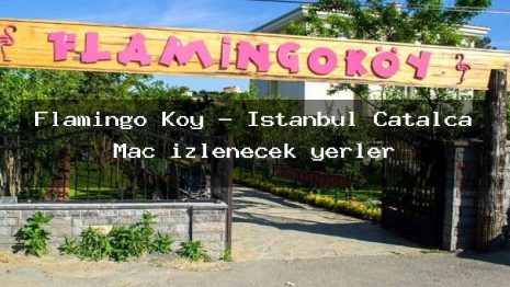 Flamingo Köy – İstanbul Çatalca Maç izlenecek yerler