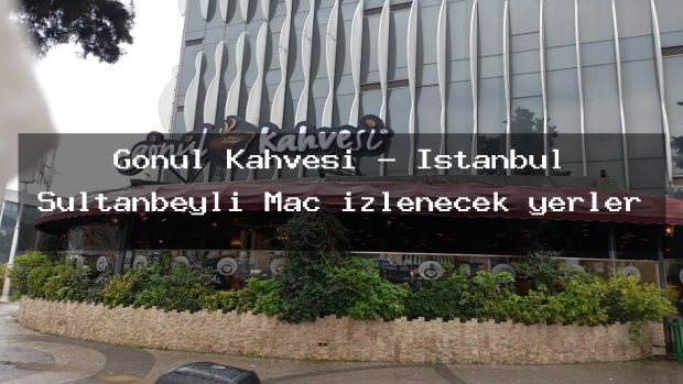 Gönül Kahvesi – İstanbul Sultanbeyli Maç izlenecek yerler