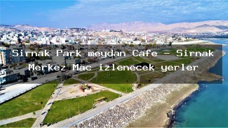 Şırnak Park meydan Cafe – Şırnak Merkez Maç izlenecek yerler