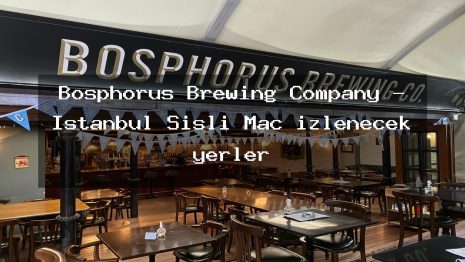 Bosphorus Brewing Company – İstanbul Şişli Maç izlenecek yerler